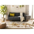 thumbnail image 3 of SAFAVIEH Sagamore Camille Southwestern Area Rug, Light Grey/Terracotta, 6'7" x 6'7" Square, 3 of 8