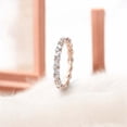 thumbnail image 2 of JEWELSBYASAILOR 2X4 MM / 2 MM Moissanite Band / 925 Sterling Silver Jewelry / Wedding Bridal Jewelry, 2 of 4