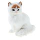 thumbnail image 2 of Juguete de peluche de caballo o gato para decoración de jardín de hadas Gato blanco, 2 of 6