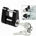 thumbnail image 2 of Trailer Hitch Coupler Lock Dia 1/4" Span 3/4" For Tow Boat RV Truck Car + 2 Keys, 2 of 15
