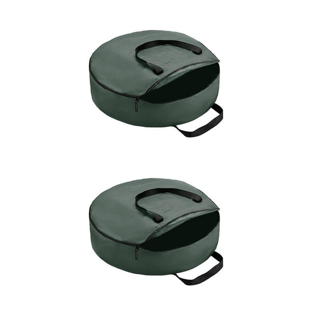 Bolsa de almacenamiento portátil Toystoory Para árboles de Navidad resistente a desgarros y arañazos color Verde 60x18cm 2Conjunto