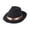 Black, variant on Western Pet Hat, Mini Felt Cowboy Hat with Chin Strap for Puppies & Kittens, Fun Dress-Up for Themed Photoshoots & Birthday Parties One SizeBlack