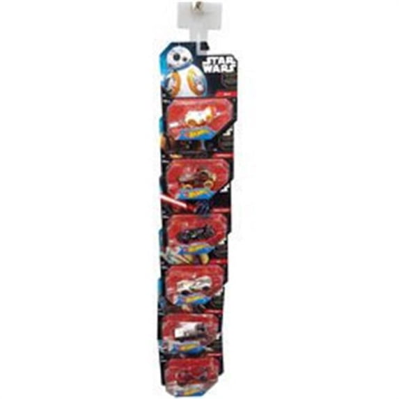 MATTEL FGX32 HOT WHEELS STAR WARS CHARACTER CARS 6-PIECE CLIPSTRIP