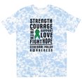 thumbnail image 3 of Inktastic Cerebral Palsy Awareness Strength Support and Courage T-Shirt, 3 of 5