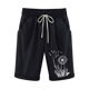 thumbnail image 1 of Pantalones Elásticos de la Cintura para las Mujeres Impresos Medias Pantalones Cortos, Bolsillos Casuales Poliéster para Toda la Temporada, 1 of 3