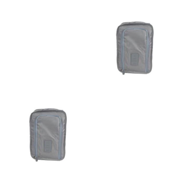Bolsas de zapatos ligeras Toystoory Organizador de zapatos de almacenamiento al aire Gris 2Conjunto