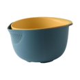 thumbnail image 1 of Cesta para lavar verduras, colador, cuenco para escurrir, cuenco para limpiar frutas, colador de alimentos Azul, 1 of 9