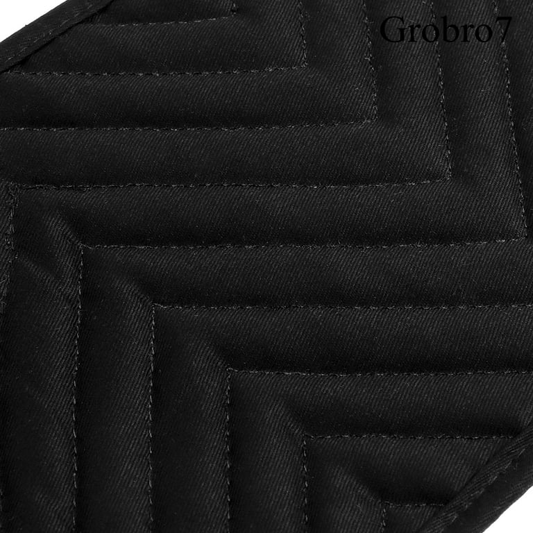 GROBRO7 6Pcs Cotton Oven Mitts Pot Holders Funny Men Choose Your Weapon  Resistant Hot Pads Machine Washable Microwave Gloves Pocket Potholder for