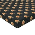 thumbnail image 2 of Ambesonne Happy Camper Fitted Sheet 2 Pcs Set, Adventure Time Bonfire, King, Salmon and Dark Grey, 2 of 3