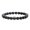 Gray, variant on Bracelet White Elastic Beaded Bracelets for Women Magnesite Fashion Elegant Nature Stones for Graduation Daily Wear