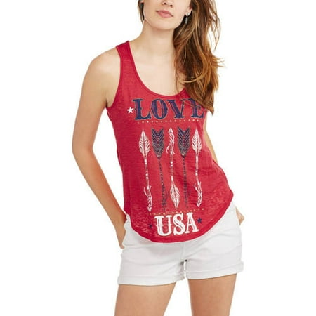 4th of july racerback tank
