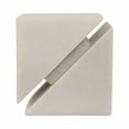 thumbnail image 6 of Cube Cut Figurine for Home and Bathroom Decor - Marble Stone Decorative Sculpture for Office, Room, Living Room, Shelf, and Coffee Table Display - Statues and Ornaments for Mantel Styling - 4?, White, 6 of 12