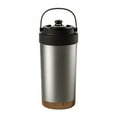 thumbnail image 2 of ufehgfjh 500ml Ceramic-Lined Double-Wall Coffee Cup with Straw - Portable Thermal Mug with Handle for Hot/Cold Drinks, 2 of 5