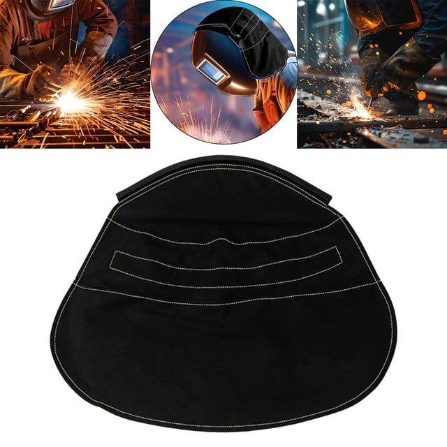 Cubierta extendida del casco de soldadura Colamx Negro 47 cm x 46.5 cm