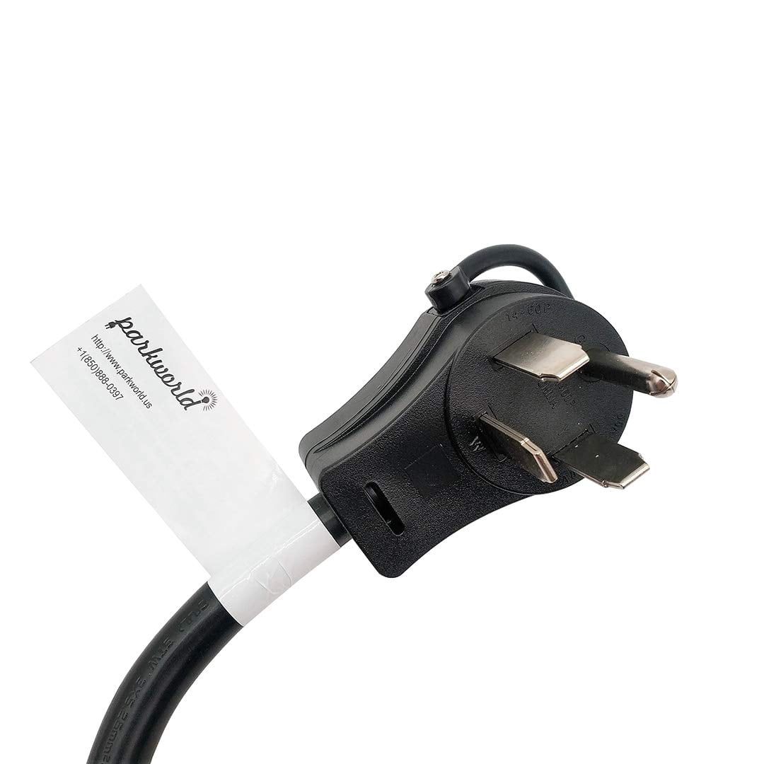 Parkworld 60790 Welder Adapter Cord Welder NEMA 14-60P to L5-30R Generator 3 Prong Locking Female, 30AMP, 125Volt, 1.5FT