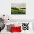thumbnail image 5 of Feiri  Sylvie Green Mountain Landscape Framed Canvas Wall Art Modern Soft Watercolor Nature Landscape Art for Wall Home Decor 16x12in, 5 of 6