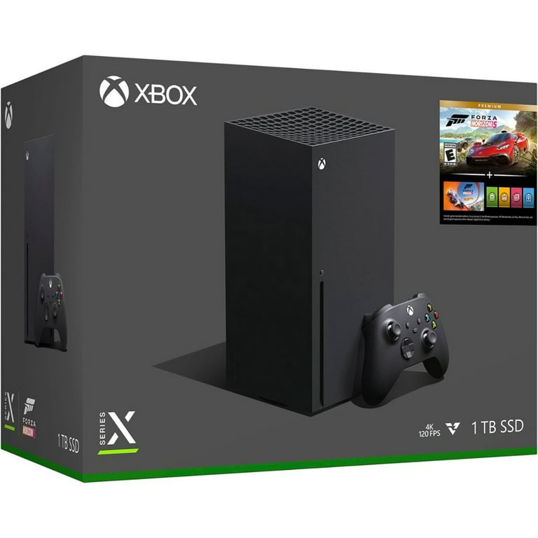 2023 TEC Newest -Microsoft Xbox -Series -X- Gaming Console -1TB SSD - Black  -(Disc Drive Version) with Forza Horizon 5 Bundle