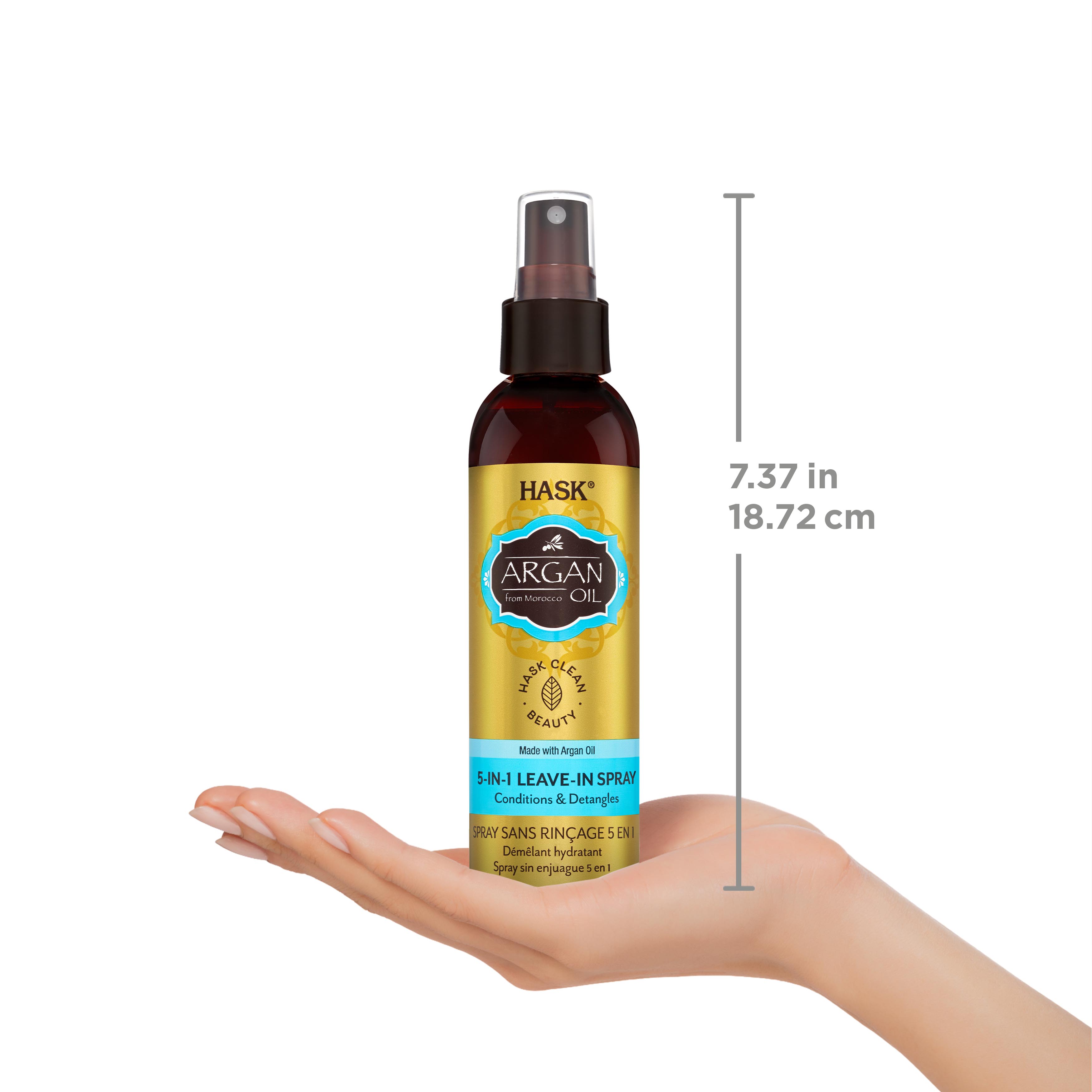 Hask Repairing 5 In 1 Leave In Spray With Argan Oil From Morocco 6 Fl Oz 3534