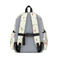 thumbnail image 3 of Princess and Heart Beige Pattern Cute School Backpack with Padded Back and Adjustable Shoulder Straps 13.4"x11"x4.7", 3 of 5