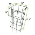 thumbnail image 5 of Ferry-Morse 4-Piece Multi-Use Tomato Cage & Trellis Garden Tomato Cages Plant Support Square Pole, Heavy Duty Steel Plant Tower Stakes, 5 of 6