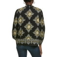 thumbnail image 2 of Elie Tahari womens  The Tani Silk-Blend Blouse, XL, Black, 2 of 3
