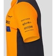 thumbnail image 3 of Mclaren F1 Driver Lando Norris Mens Papaya Polo Shirt, 3 of 6