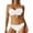 White, variant on Women's Fringed Bikini Set - Suspender Dance Team Performance Swimsuit, Cross Front Flash Cloth Two Piece,Size M