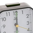 thumbnail image 3 of Reloj despertador analógico: posponer, , luz, perfect escritorio, de noche o viaje. Negro Zulema Despertador de viaje, 3 of 8