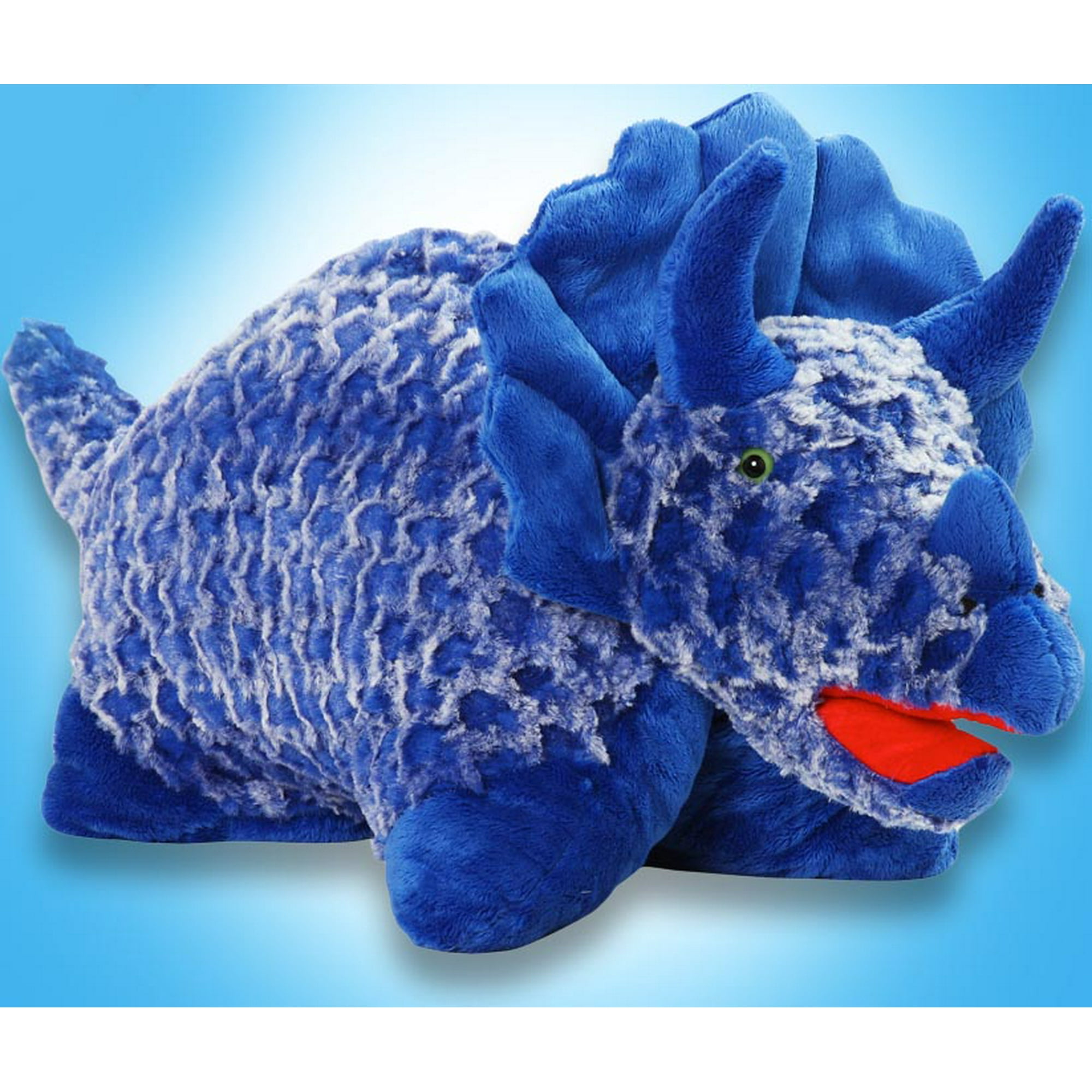 My Pillow Pets Triceratops 18 Pillow Blue Walmart Canada