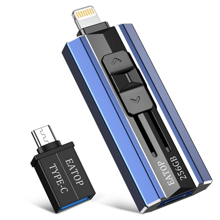 iPhone USB Flash Drive 256GB USB Memory Stick Thumb Drive
