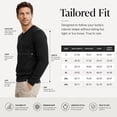 thumbnail image 6 of AZoiNM Men's V Neck Sweater, Soft Lightweight Long Sleeve Knit Pullover, Classic Solid Color Business Casual Sweater for Work, Office, Layering, 6 of 6