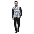 thumbnail image 5 of Atasi Abstract Casual Jacket For Men Printed Nehru Jacket Mens Wedding Indian Waistcoat Mandarin Blazer-X-Large, 5 of 6