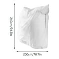 thumbnail image 2 of Fiudx Funda Protectora Contra Heladas, Resistente Protección Invernal, Forro Polar Resistente a Los Rayos Uv, Resistente a La Intemperie para Árboles, Arbustos y Plantas, Esencial para El Jardín, Var, 2 of 2