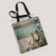 thumbnail image 2 of Bolsa de Lona Reutilizable con diseño de Herradura Oxidada y Margaritas 36x41 cm ABPHQTO, 2 of 2