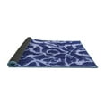 thumbnail image 2 of Ahgly Company Indoor Square Abstract Blue Modern Area Rugs, 6' Square, 2 of 4