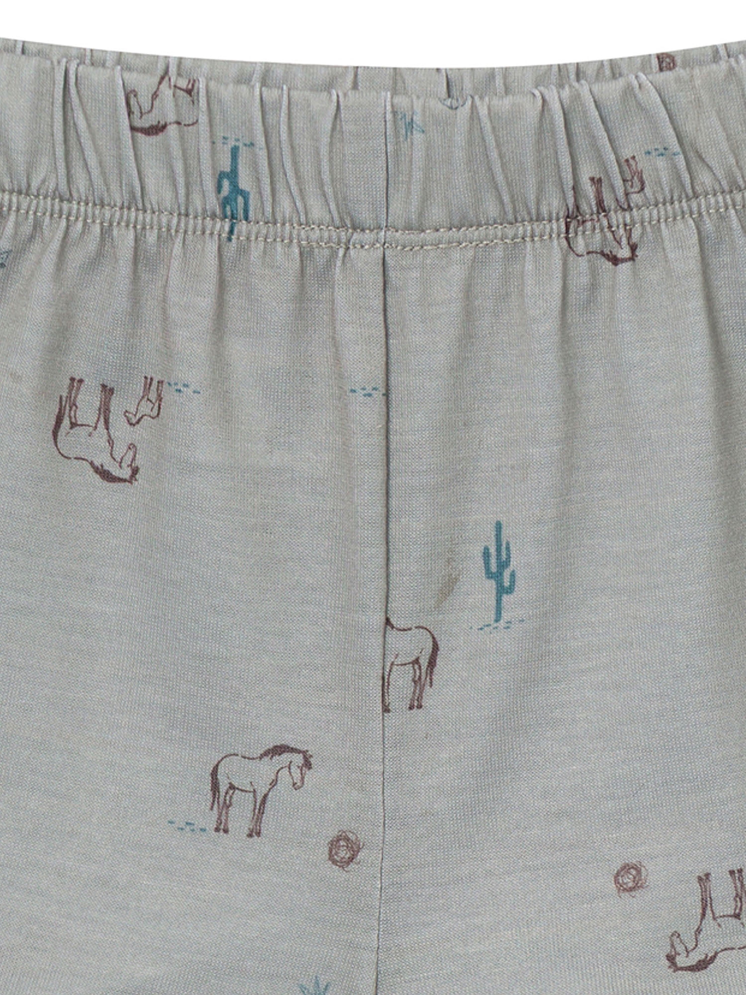 Modern Moments by Gerber Gender Neutral Coat Pajama Short Set, 2-Piece, Sizes 12 Months - 5T