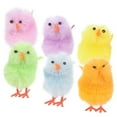 thumbnail image 4 of Jiyike 6pcs Easter Chicks Small Fluffy Chicken Plush Chicken Decorations Easter Chicken Decorations, 4 of 10
