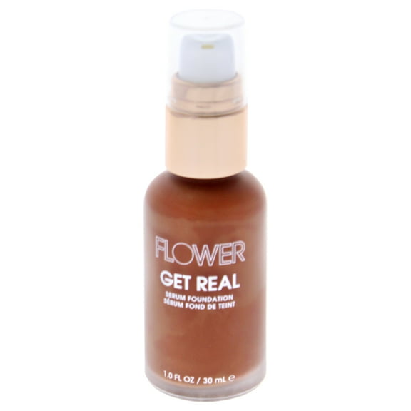 Flower Beauty Get Real Serum Foundation - D4 Cocoa , 1 oz Foundation