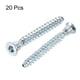 thumbnail image 2 of Tornillo Confirmat Uxcell para muebles 6.3x50mm tornillos de madera con socket hexagonal galvanizados 20pcs, 2 of 5