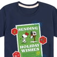 thumbnail image 3 of Peanuts - Christmas - Sending Holiday Wishes Dec. 25th - Toddler & Youth Short Sleeve Graphic T-Shirt, 3 of 5