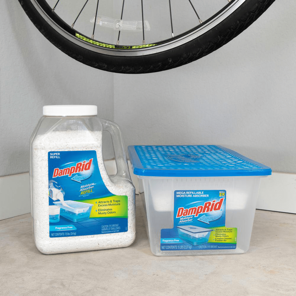 Damp Rid 7.5 lb. Fragrance free, Moisture Absorber, Odor eliminator Refill 1PK