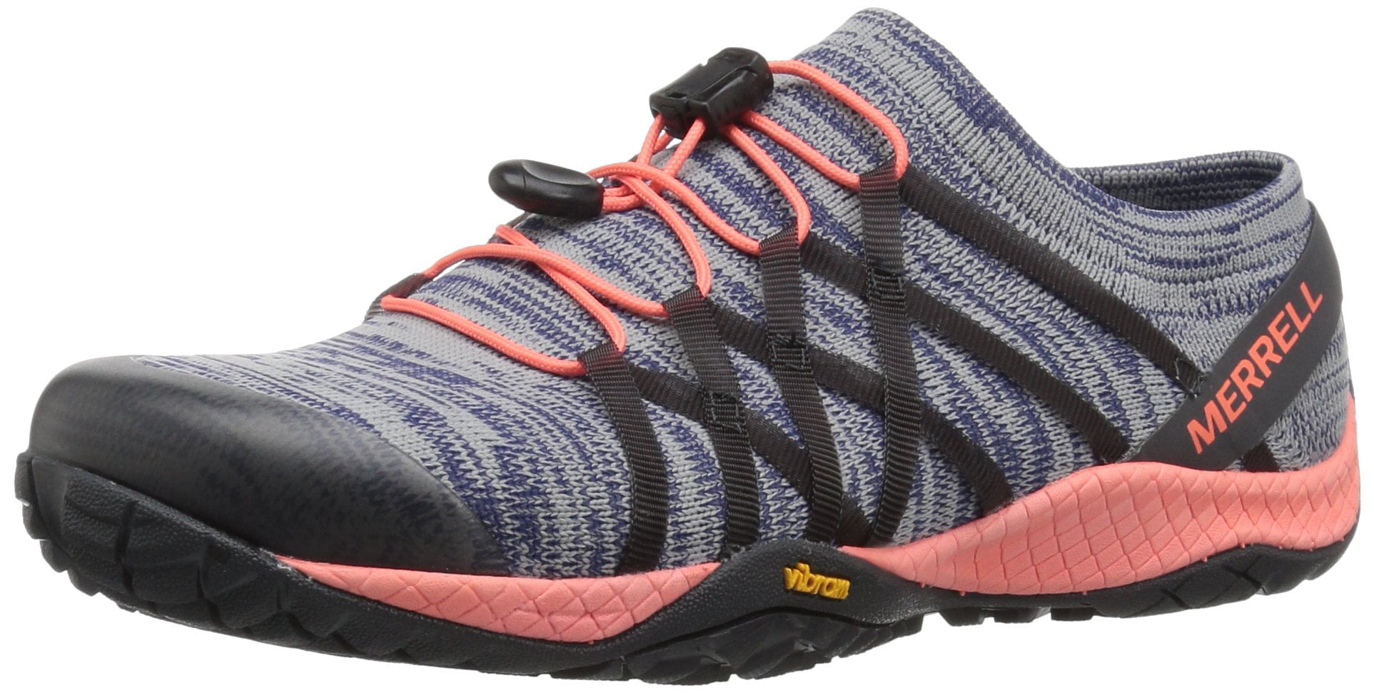 Merrell Mens Trail Glove 4 Knit Running Shoes Trainers Sneakers Navy Blue Sports 