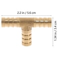 thumbnail image 5 of 8-Piece 1/2 Inch Brass Plumbing Fittings Kit with Adapters for Water Hose Repair, 5 of 6
