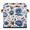 Multicolor 4, variant on CURLYOOT Colorful shells Cube Storage Bin 11 Inch Fabric Storage Cube for Shelves Decorative Tropical Coastal Foldable Basket with Leather Handle for Closet Shelves Organizer