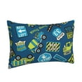 thumbnail image 2 of Balery Machinery Road Construction Pillow Covers,Bed Pilowcases,Reversible Plush Throw Pillow Covers End Pillow Encasement,Pillow Case - 14"X20", 2 of 9