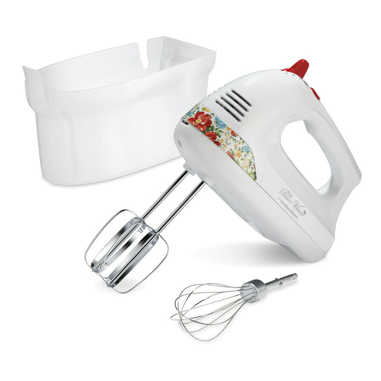 The Pioneer Woman 6-Speed Hand Mixer with Vintage Floral Design
