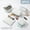 Blue Makeup Bag:5pcs, variant on NUAHRHY 2pcs Self Tan Back Applicator Set Multipurpose Portable Large Body Makeup Brush Professional Oval Face Leg for Beginner Purple Gold