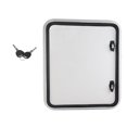 thumbnail image 2 of Square RV Storage Baggage Door, Heavy Duty Baggage Compartment Access Door Security   Proof Sound Insulation Rounded Corners with 2 Keys for, 2 of 8