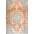 thumbnail image 2 of nuLOOM Milana Medallion Faded Area Rug, 7' 10" x 10', Orange, 2 of 2