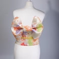 thumbnail image 4 of Cinturón de cintura Sunnimix Kimono Obi flor accesorios estir amarillos, 4 of 7